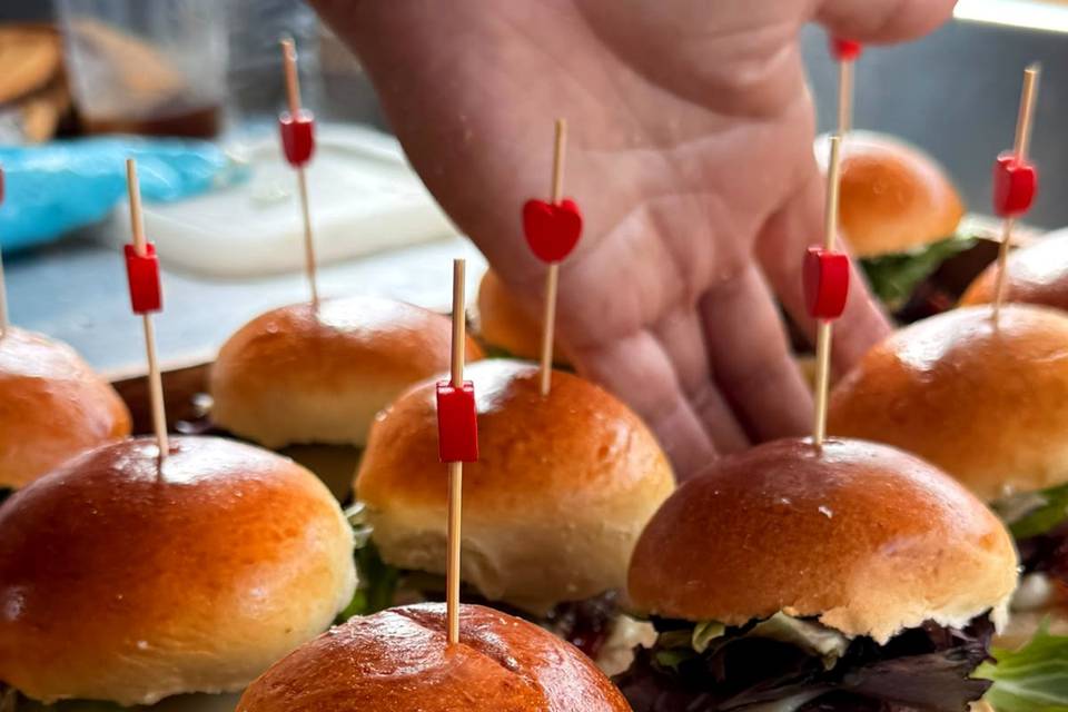 Mini burgers de La Tahona