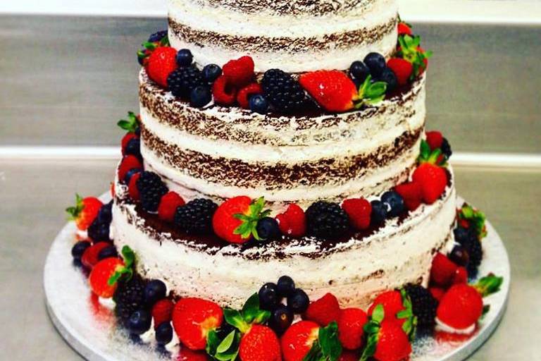 Naked cake vegano