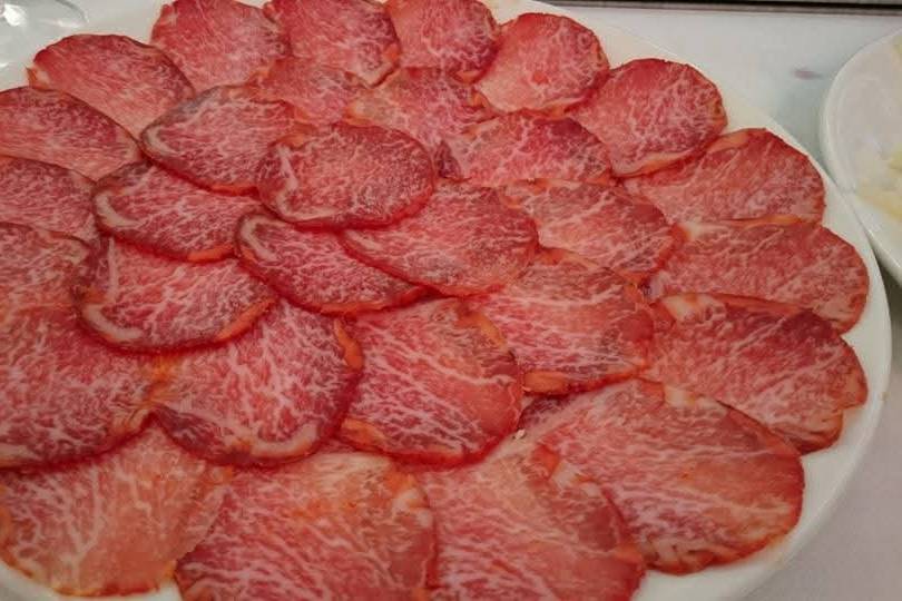 Caña de lomo ibérica veteada