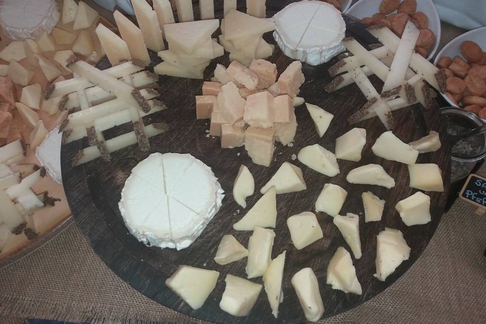 Bandeja de surtido de quesos