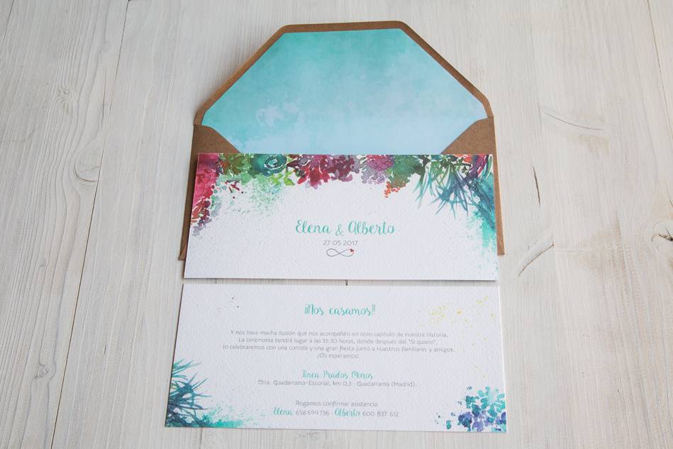 Invitación Elena y Alberto