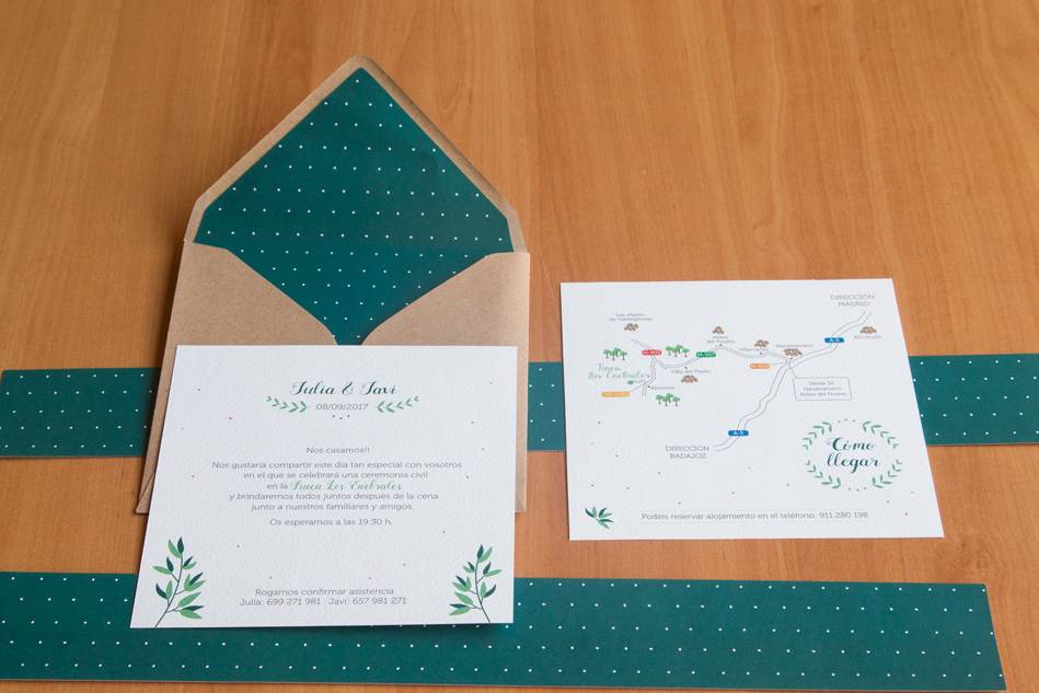 Invitación Julia y Javi
