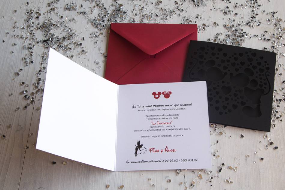Invitación Pilar y Ángel