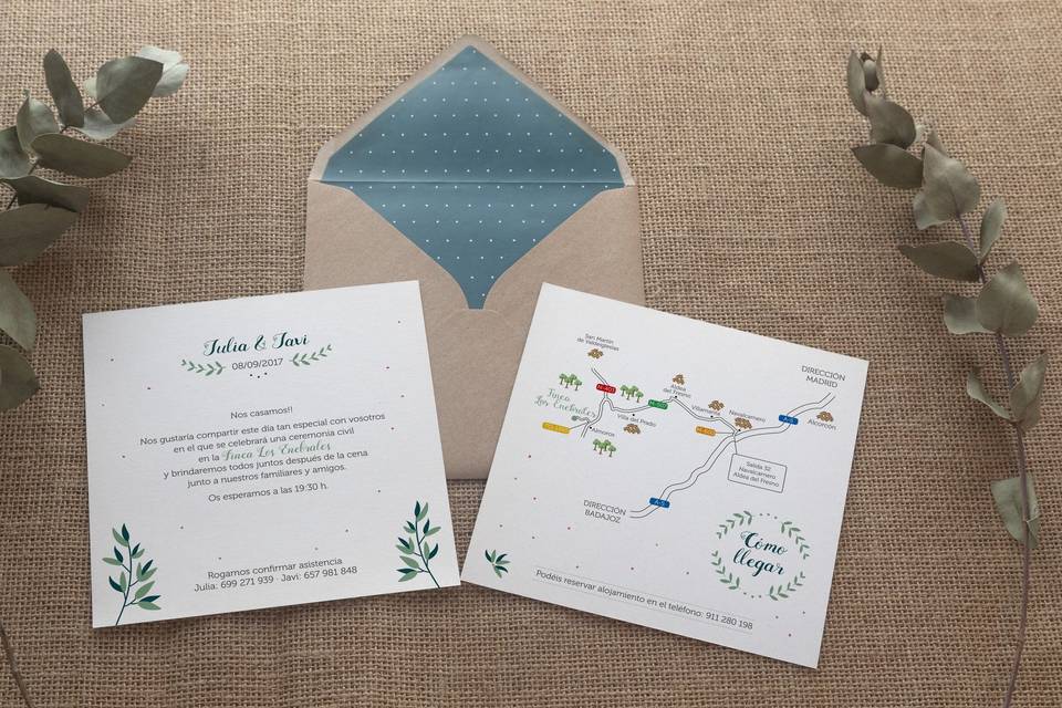 Invitación María José y Juan