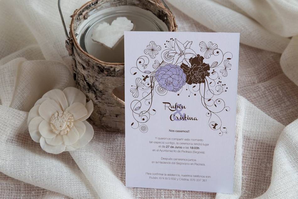 Invitación Rubén y Cristina