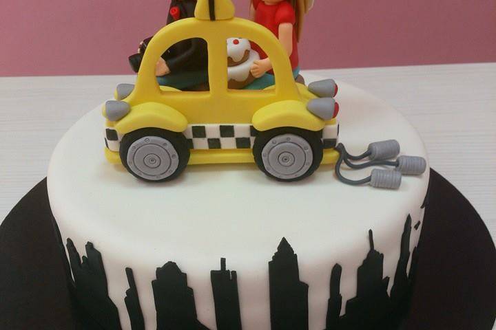 Tarta de un coche