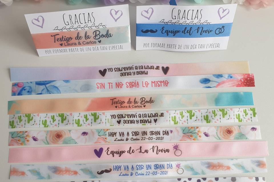 Pulseras de tela