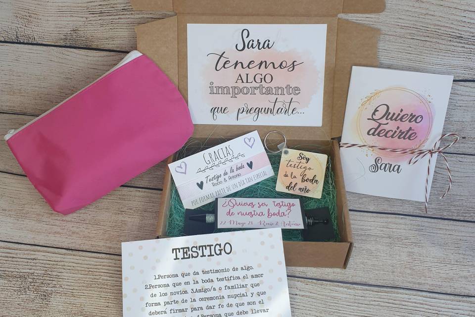 Kit de testigo para mujer