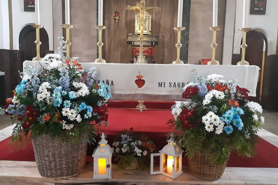 Decoración altar