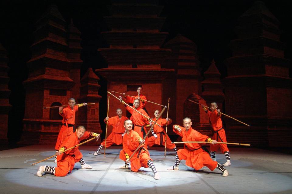 Monjes Shaolin-Kung Fu