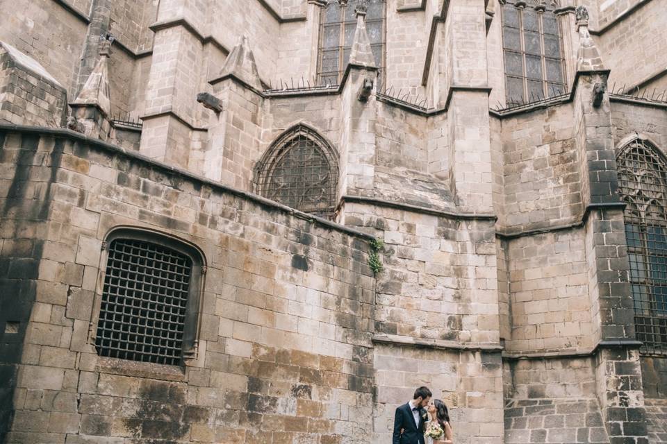 Boda en el Gótico