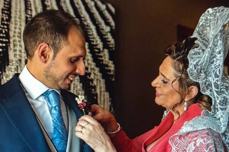 Madrina Mantilla espectacular