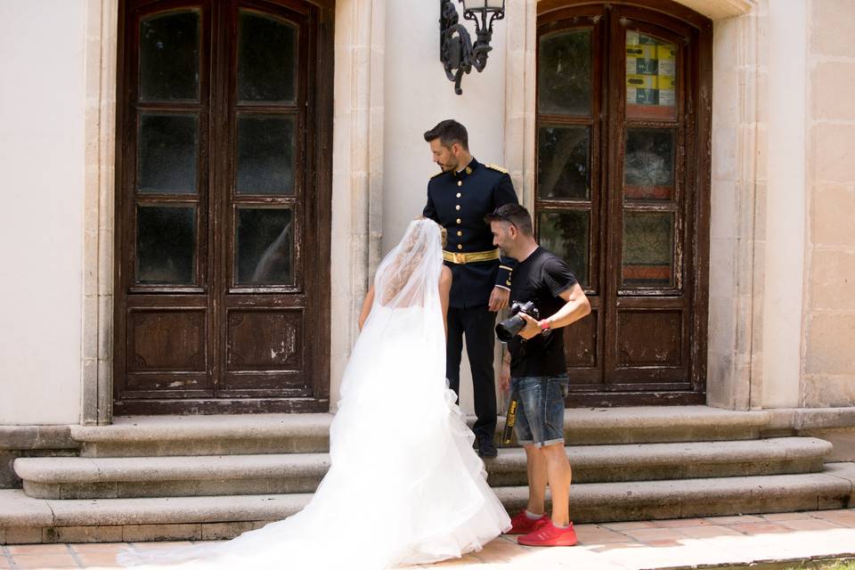 Preparando la foto