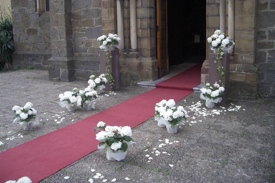 Entrada a la ceremonia