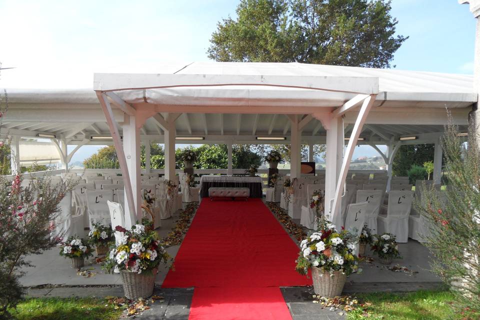 Ceremonia civil - pérgola