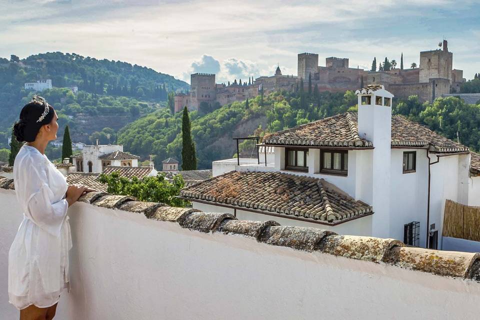 Mirando a la Alhambra