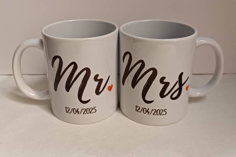 Taza mr. y mrs.