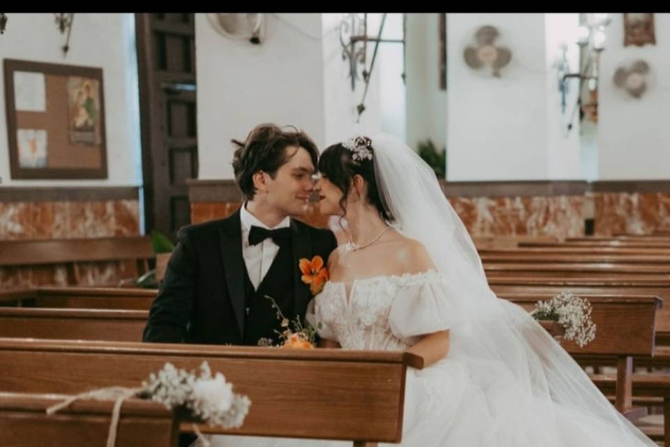En la iglesia