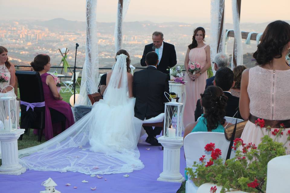 Preparación de la ceremonia