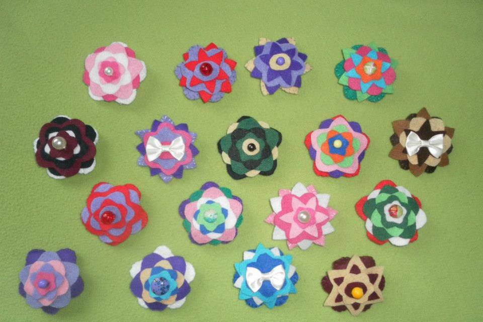 Broches de colores