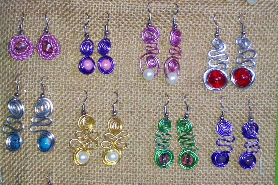 Pendientes artesanalaes