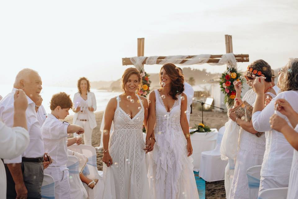 Boda en la playa