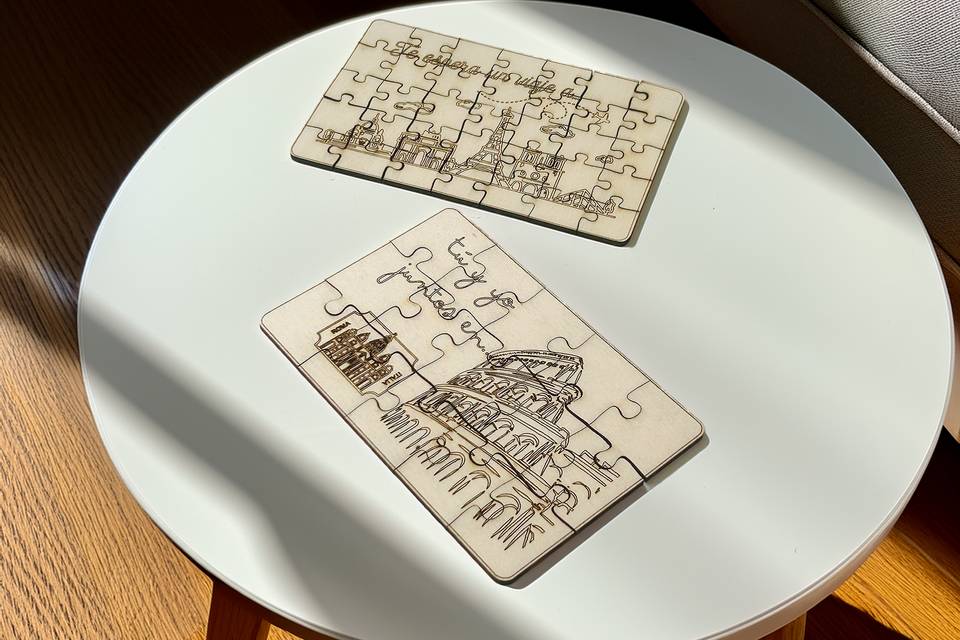 Puzzles regalo madera