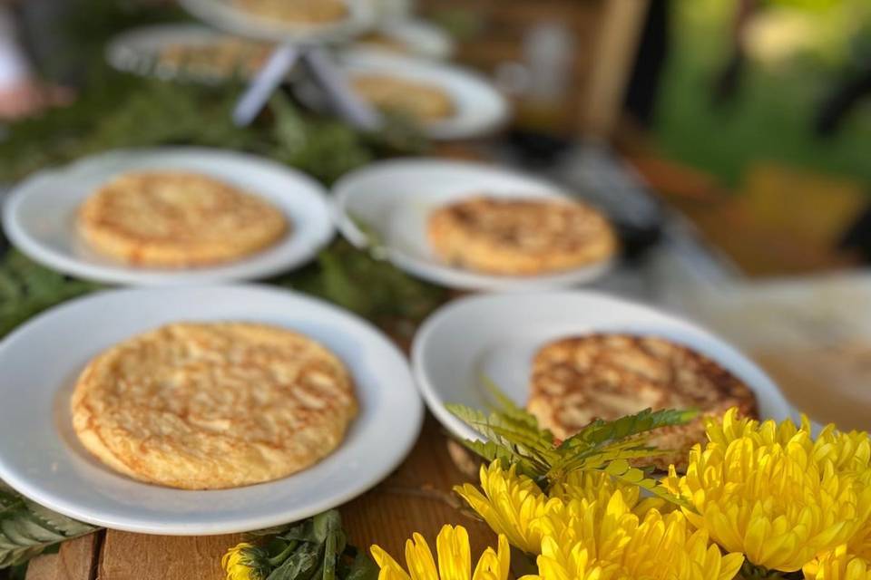 Showcoocking de tortillas