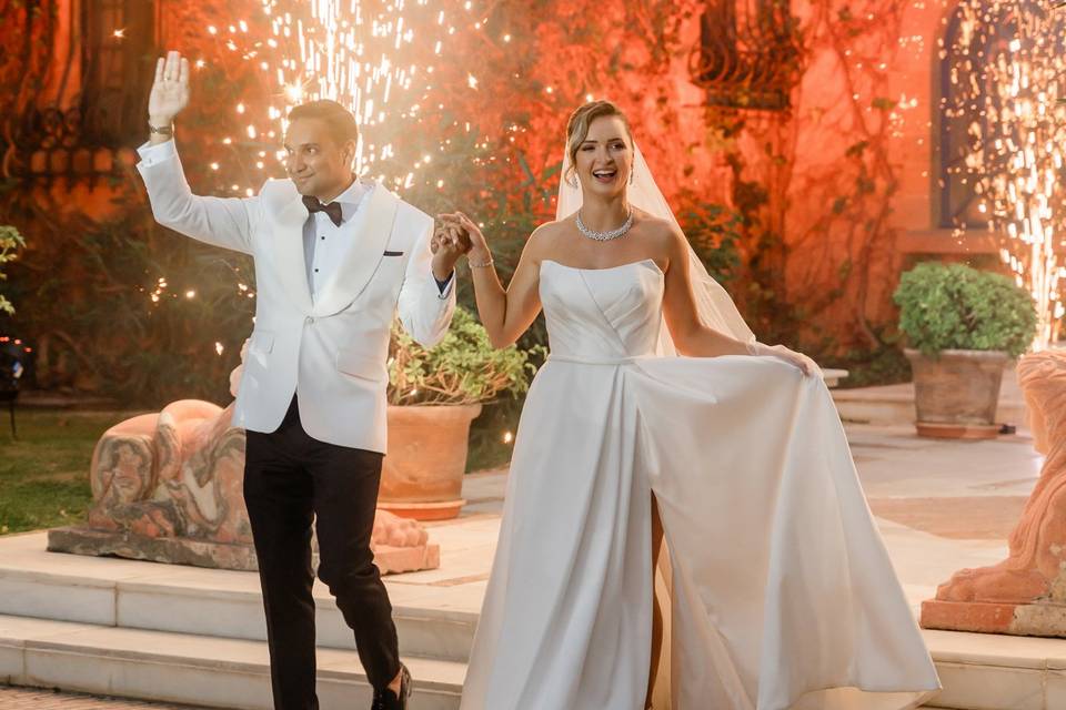 La entrada en la cena