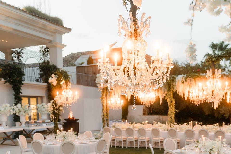 Cena de la boda