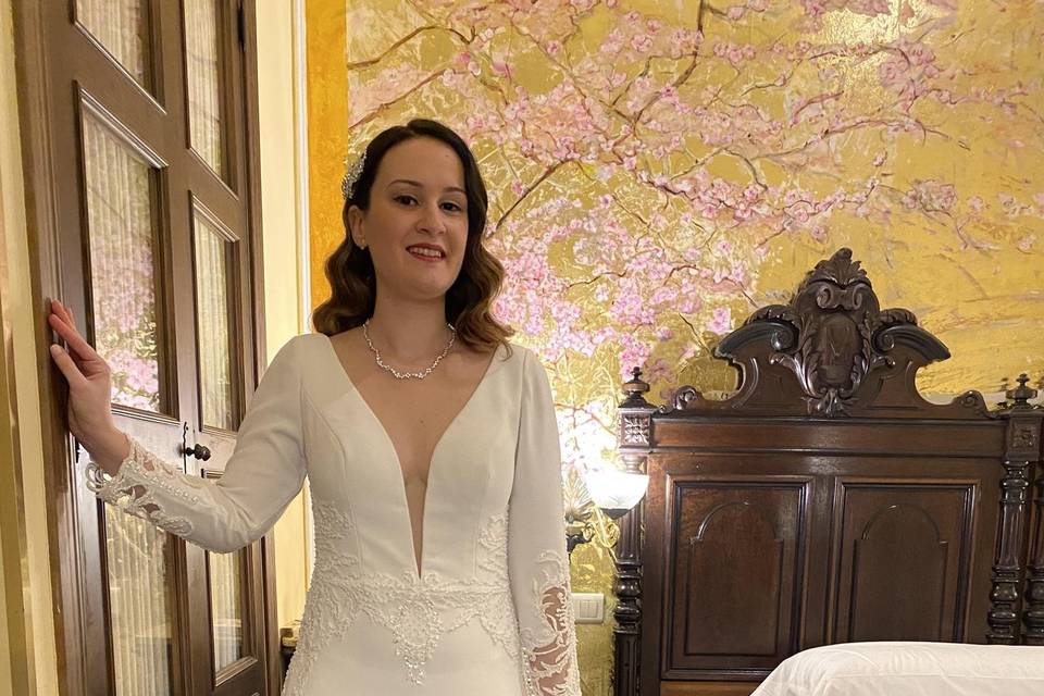 Una novia con glamur