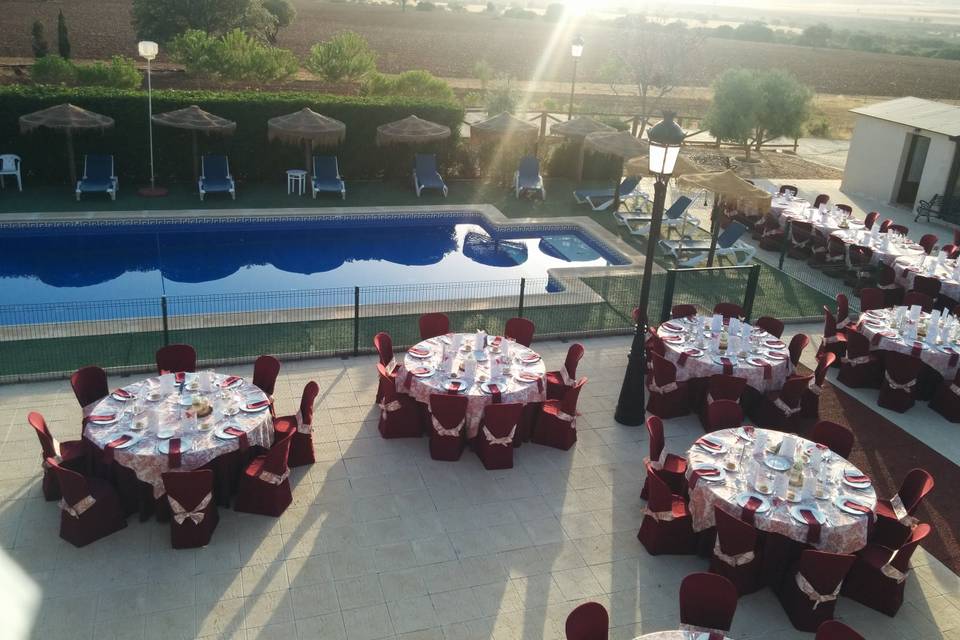 Cenador piscina 2016