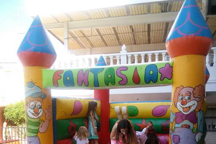 Castillo hinchable para niños