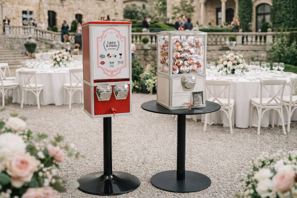 Máquina de regalos para bodas