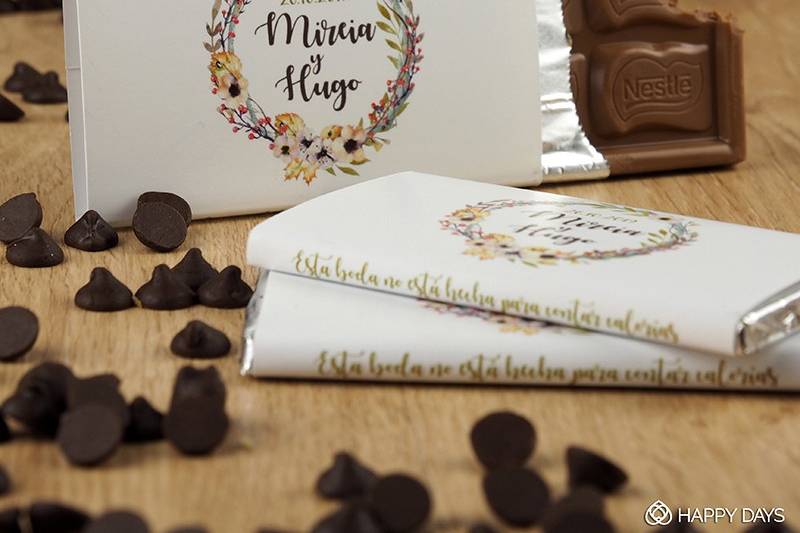 Chocolatinas personalizadas
