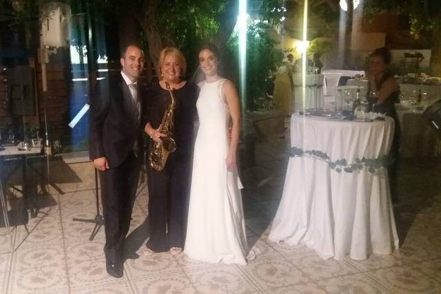 Voz para ceremonia y saxo