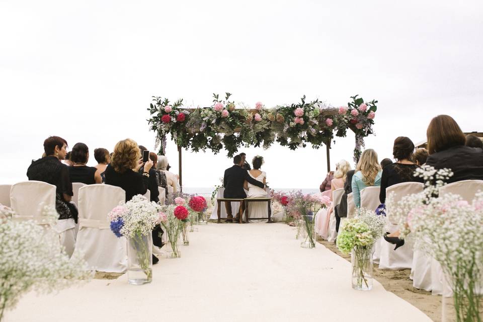 Ceremonia en la playa