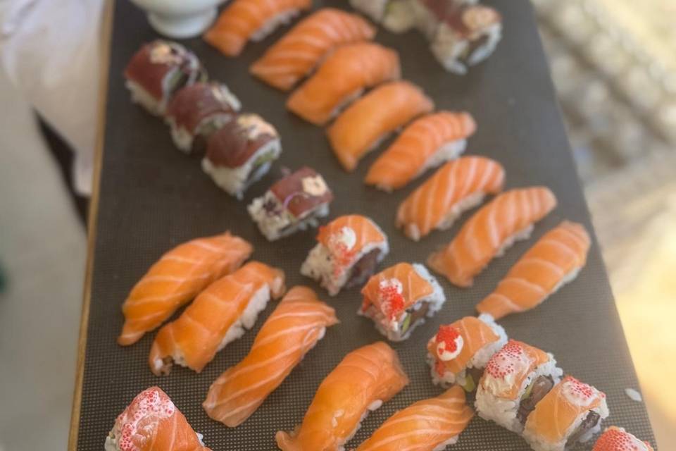 Bandeja de aperitivo  Sushi