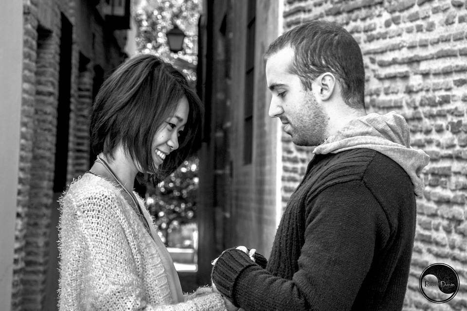 Preboda en callejón