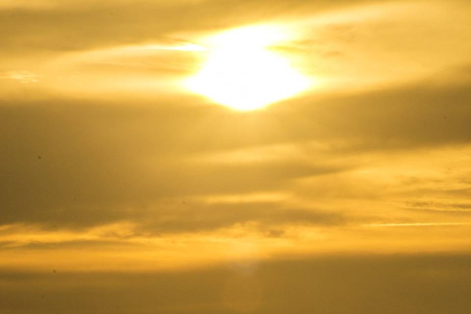 Atardeciendo en un posboda