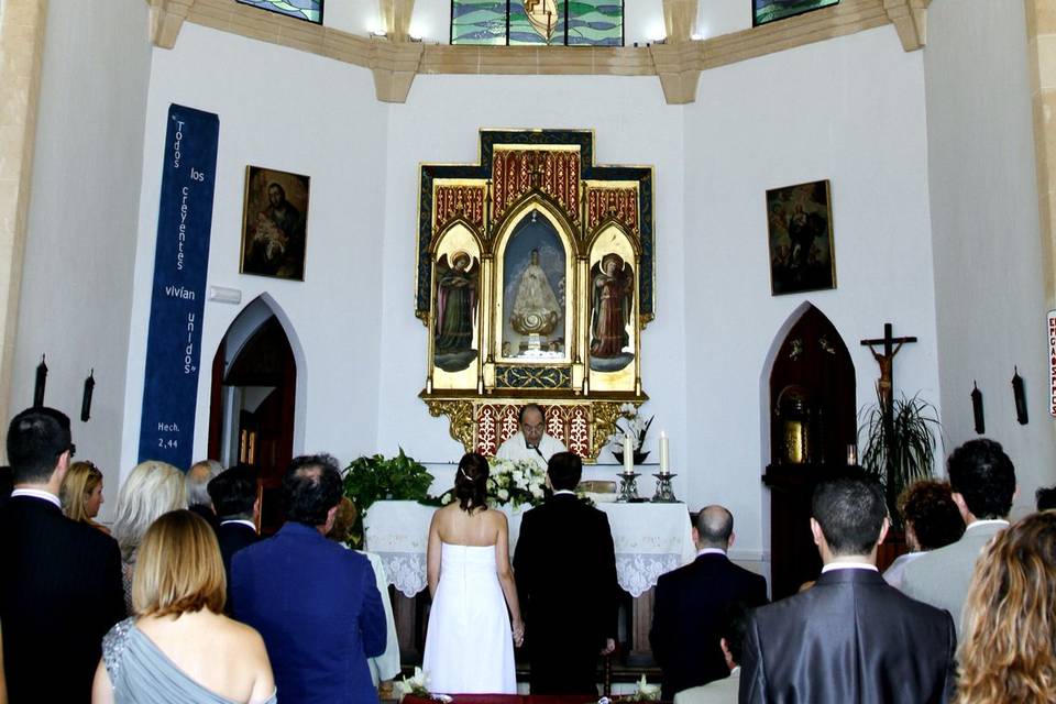 Interior de la iglesia