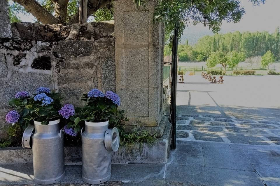 Entrada a la finca