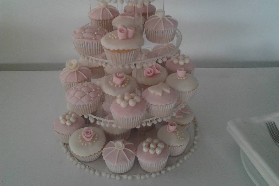 Torre de cupcakes