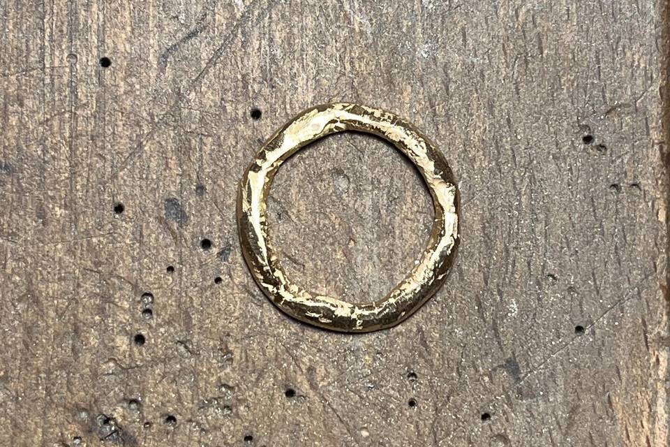 Anillo de pedida 18k