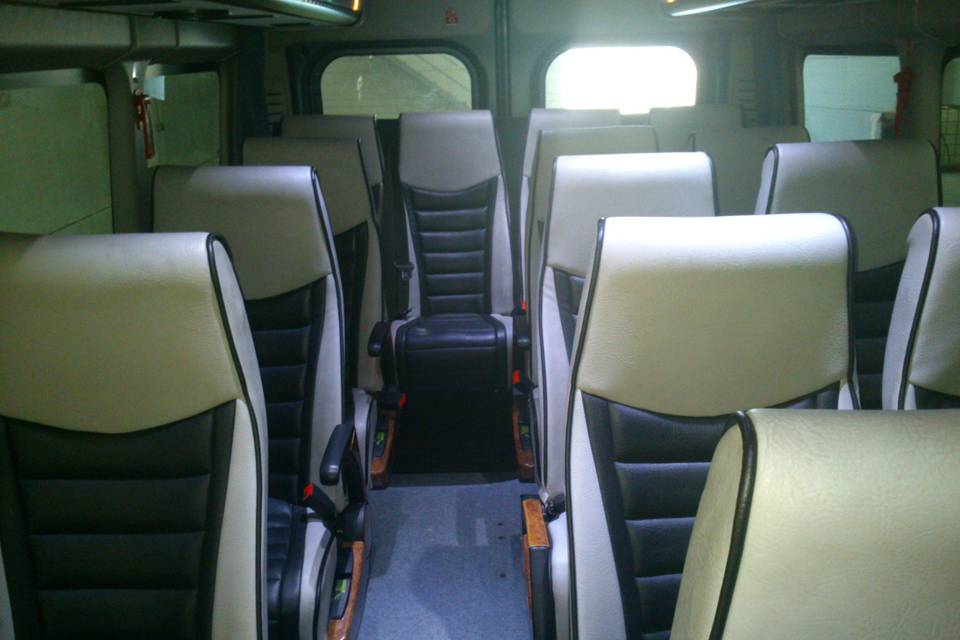 Interior de un autobús