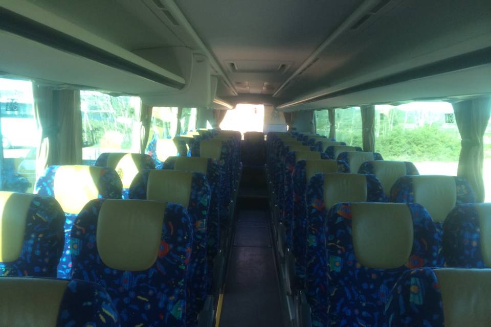 Interior del autocar