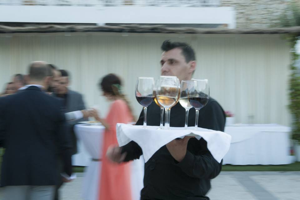Durante la boda