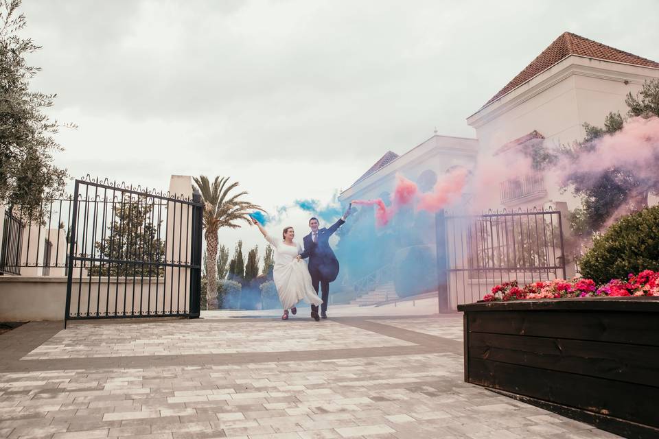 Entrada de los novios