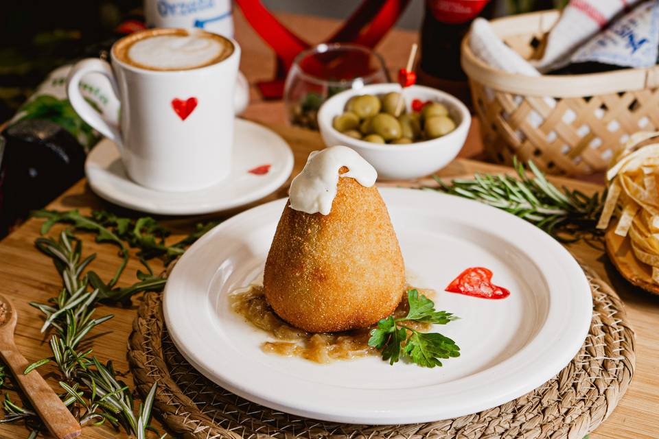 Arancino gourmet relleno