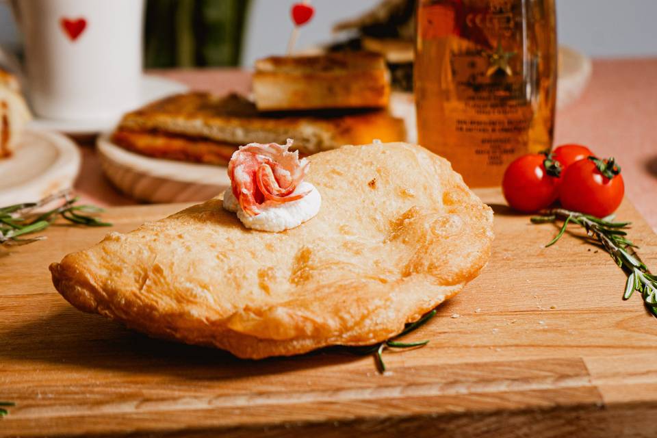 Calzone con salame